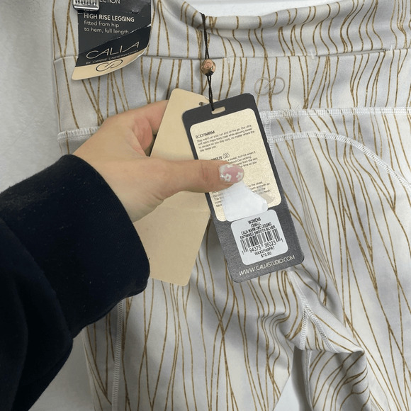 CALIA Warm Collection High Rise Full Length Leggings white NWT WOMENS XS - Picture 6 of 6